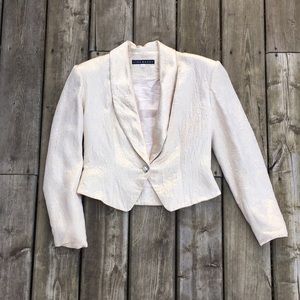 Vintage Lida Baday Gold Blazer Size 6